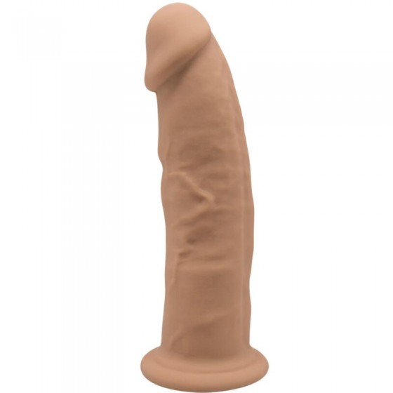 SILEXD - MODÈLE 2 PÉNIS RÉALISTE PREMIUM SILEXPAN SILICONE CARAMEL 19 CM