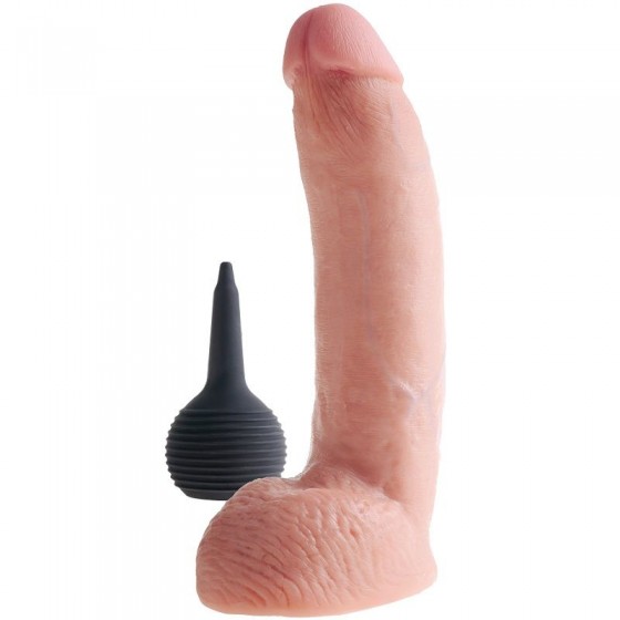 KING COCK - PÉNIS ÉJACULATEUR NATUREL RÉALISTE 22.86 CM