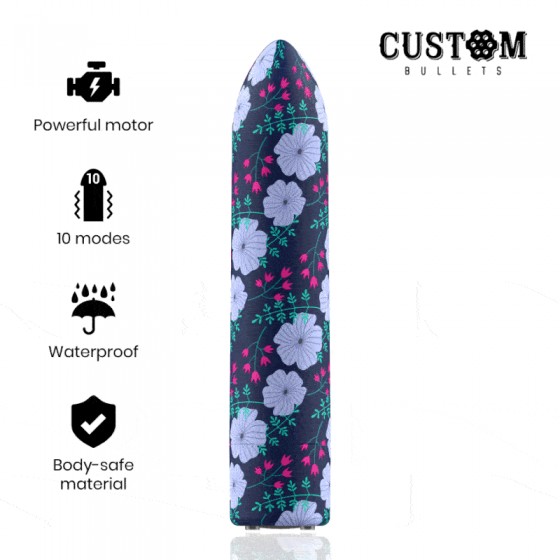 CUSTOM BULLETS - PERSONNALISÉS RECHARGEABLE PRINTEMPS 10 INTENSITIES