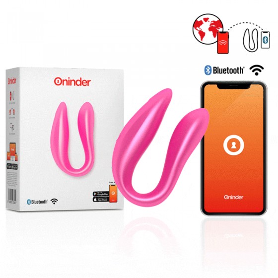 ONINDER - LISBOA G-SPOT  CLITORAL STIMULATEUR NOIR - APPLICATION GRATUITE