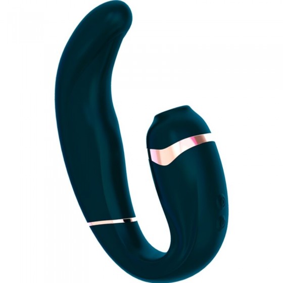 ADRIEN LASTIC - MYG CLITORIS SUCKER ET STIMULATEUR DE POINT G VERT FONCÉ