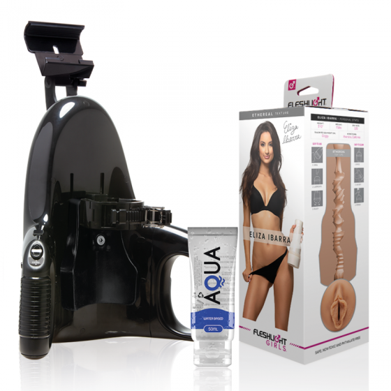 FLESHLIGHT - ELIZA IBARRA VAGIN + LANCEMENT UNIVERSEL + LUBRIFIANT DE QUALITÉ AQUA 50 ML