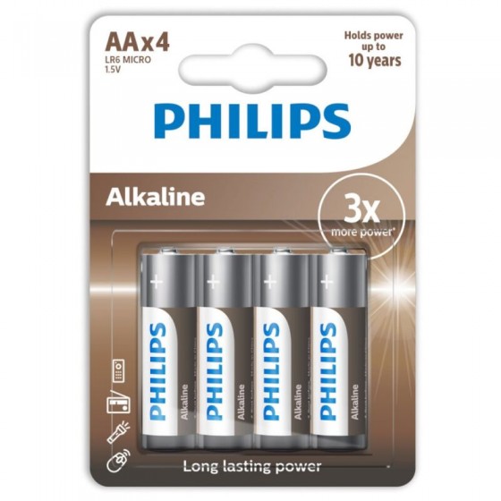 PHILIPS - PILES ALCALINES...