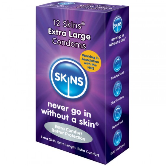 SKINS - CONDOM EXTRA LARGE...