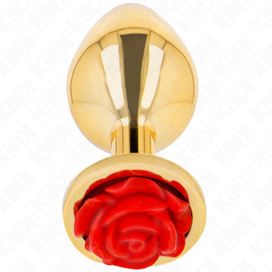 KINK - PLUG ANAL OR ROSE ROUGE TAILLE M