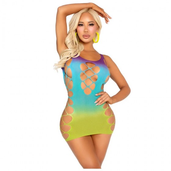 LEG AVENUE - MINI ROBE SANS...